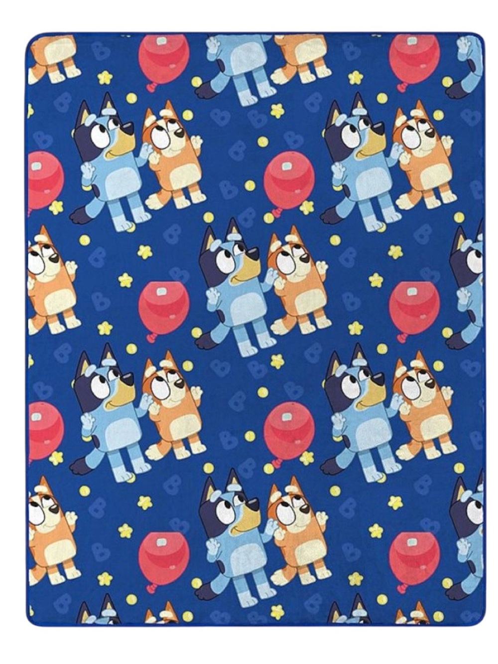 Bluey Balloon Silk Touch Throw Blanket (NWT)